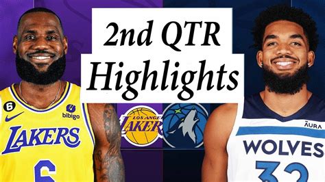 Los Angeles Lakers vs Minnesota Timberwolves Mar 31, 2023 .